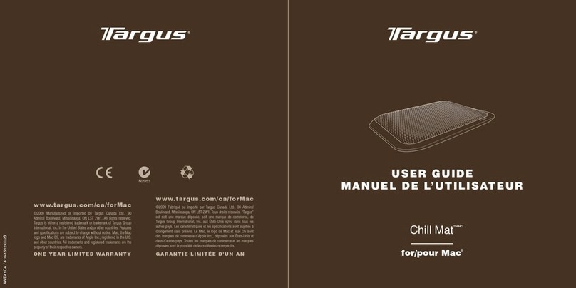Targus Chill Mat User manual