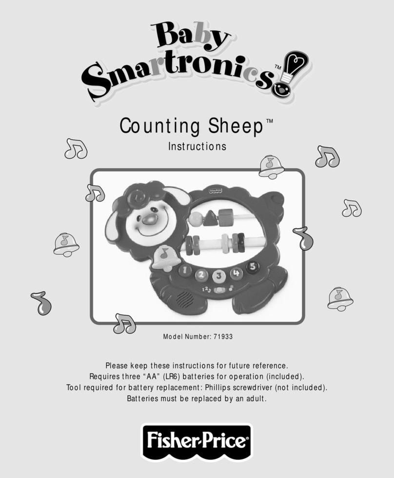 Fisher-Price BABY SMARTRONICS Counting Sheep instructions