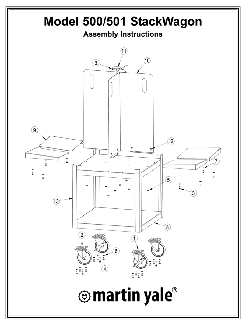 Martin Yale StackWagon 500 Assembly instructions Martin Yale StackWagon 500 Assembly instructions