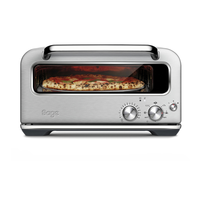 Sage the Smart Oven Pizzaiolo BPZ820 User manual