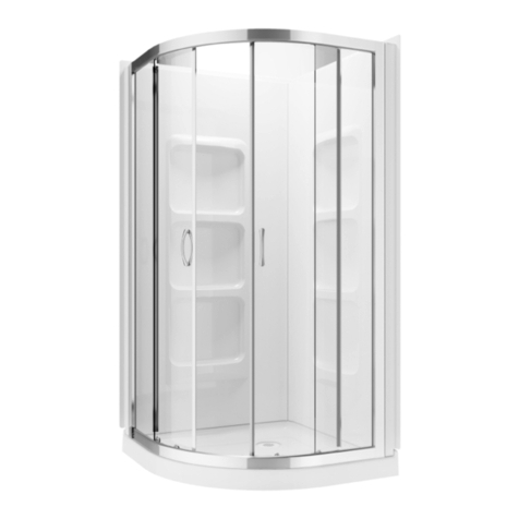 A&E NEO-ROUND SHOWER STALL installation guide A&E NEO-ROUND SHOWER STALL installation guide