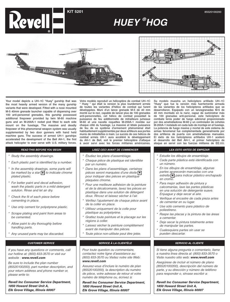 REVELL HUEY HOG User manual