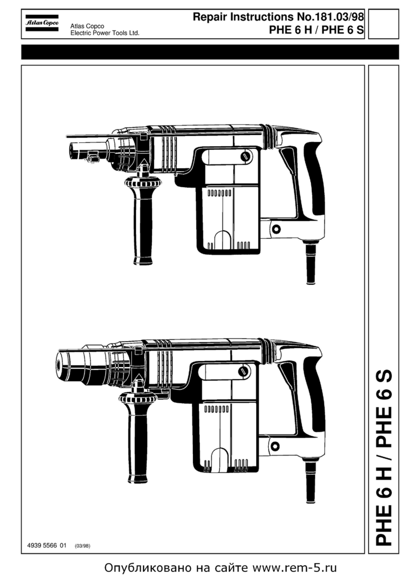 Atlas Copco PHE 6 H Setup guide Atlas Copco PHE 6 H Setup guide
