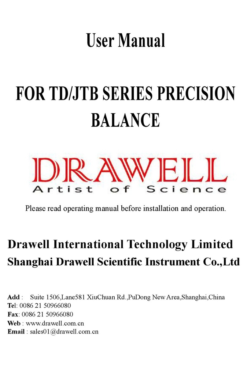 Drawell TD Series user manual