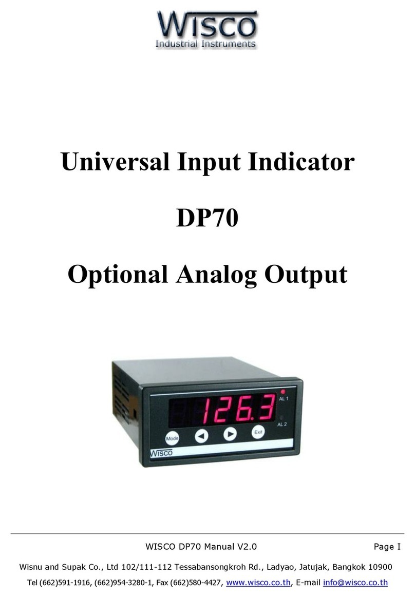 Wisco Industries DP70 manual