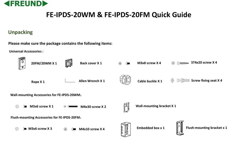 Freund FE-IPDS-20WM quick guide