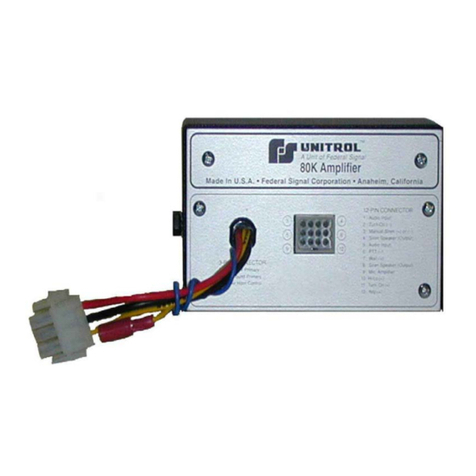 Federal Signal Corporation Unitrol 280 Series Installation & operation