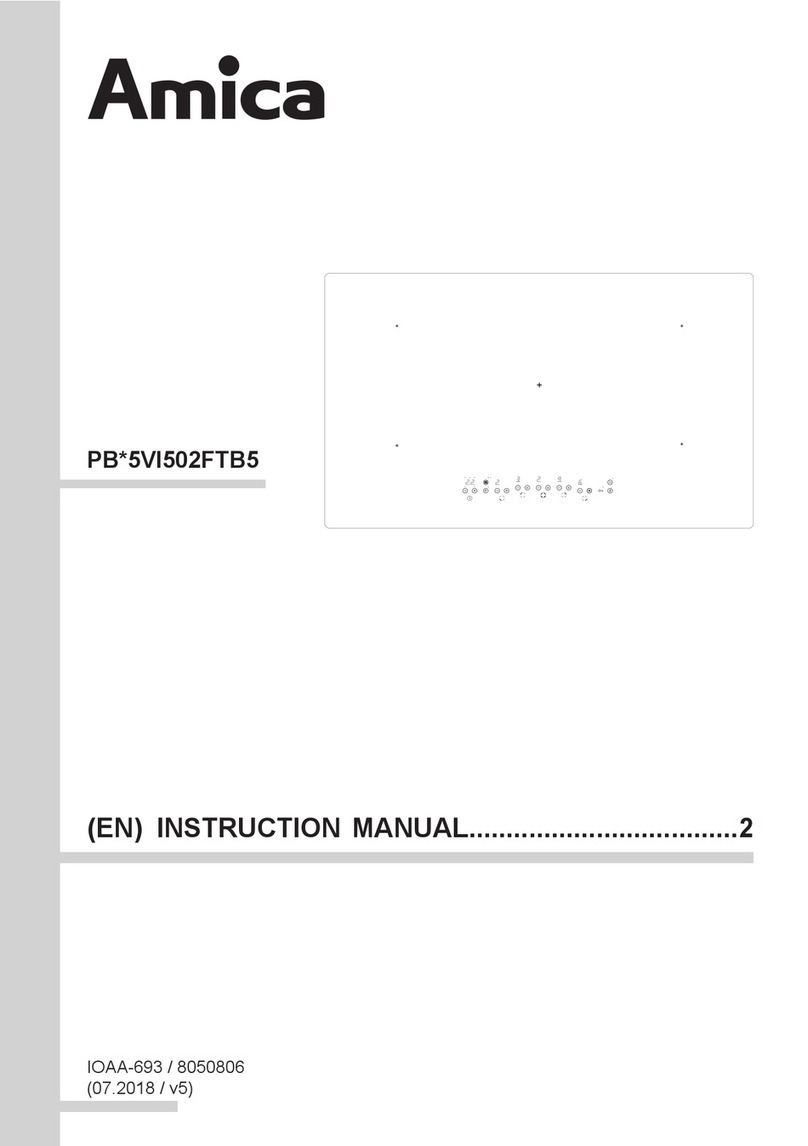 Amica PB 5VI502FTB5 Series User manual Amica PB 5VI502FTB5 Series User manual