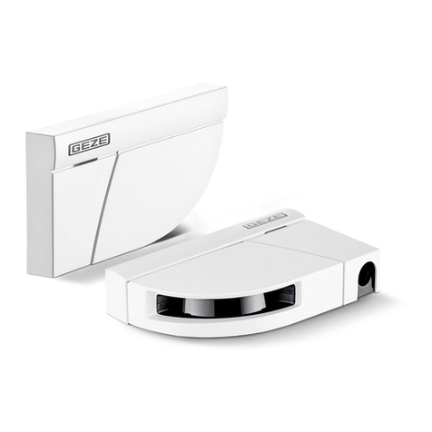 GEZE GC 342 Installation and operating instructions
