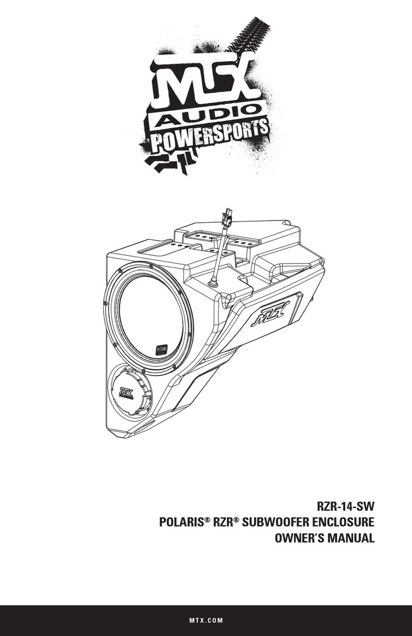 MTX RZR-14-SW owner's manual