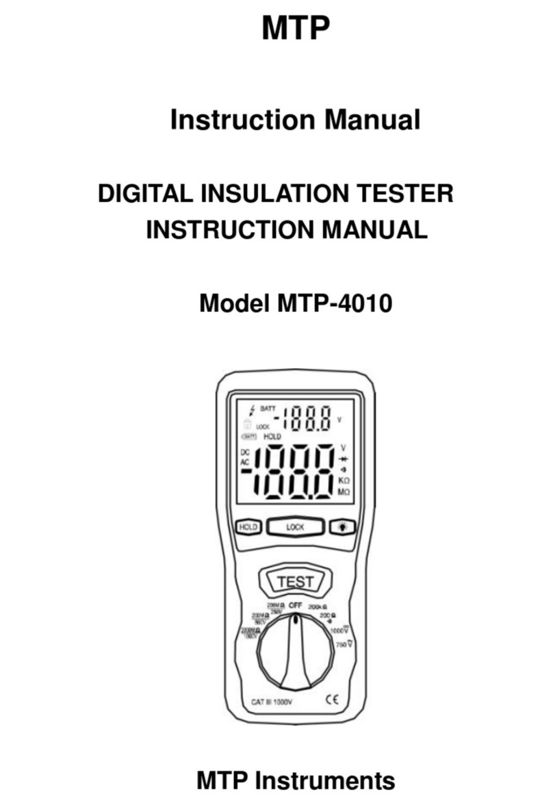 MTP MTP-4010 instruction manual