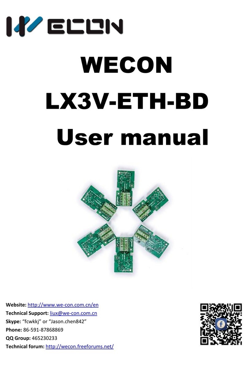Wecon LX3V-ETH-BD user manual