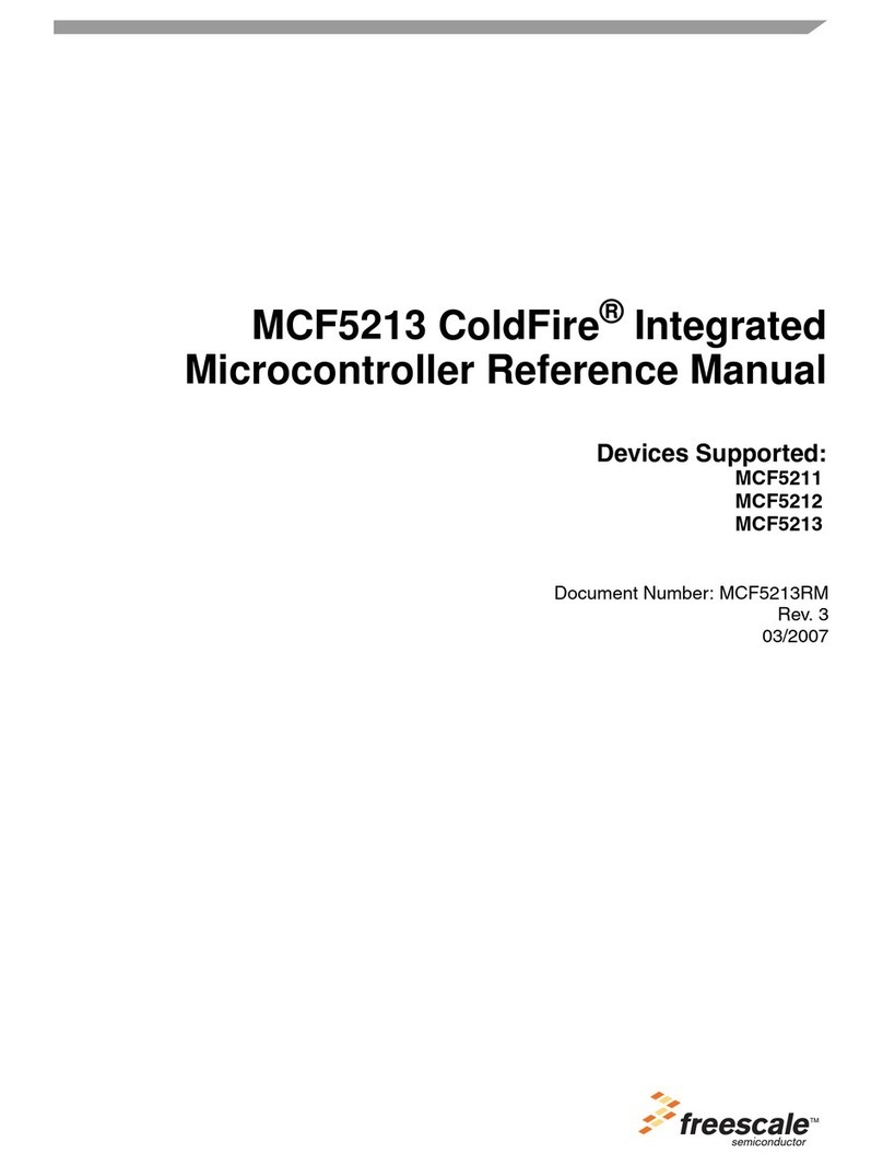 Freescale Semiconductor ColdFire MCF5213 Reference manual Freescale Semiconductor ColdFire MCF5213 Reference manual