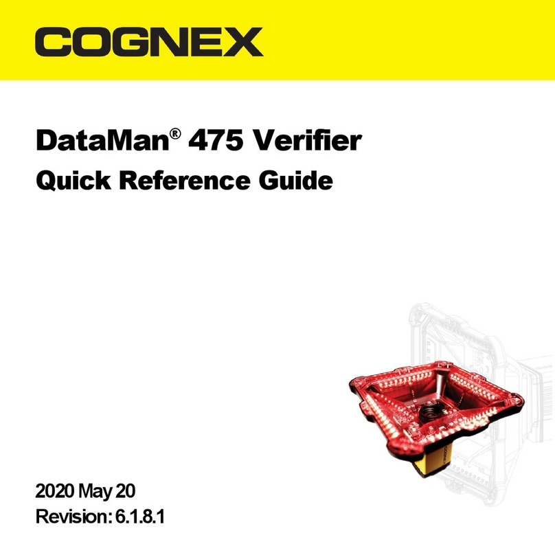 Cognex DataMan 475 Quick reference guide