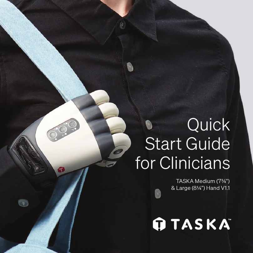 TASKA Prosthetics Hand V1.1 quick start guide
