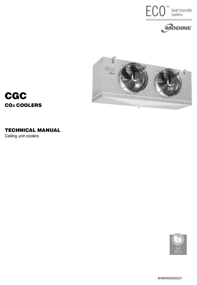 Modine Manufacturing ECO CGC Series Technical manual