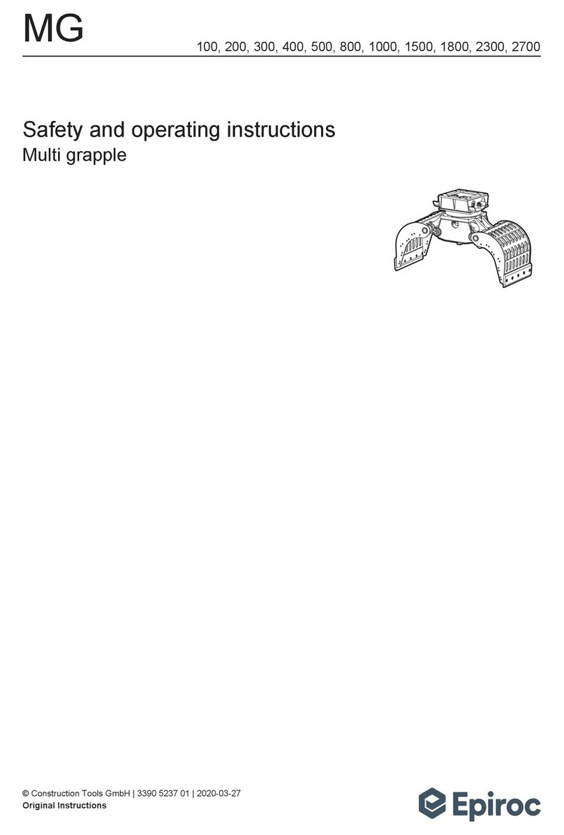 Epiroc MG 100 Maintenance and service guide