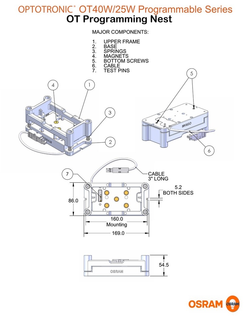 Osram OPTOTRONIC OT40W/25W Programmable Series Manual