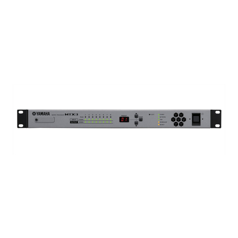 Yamaha MTX Series User guide