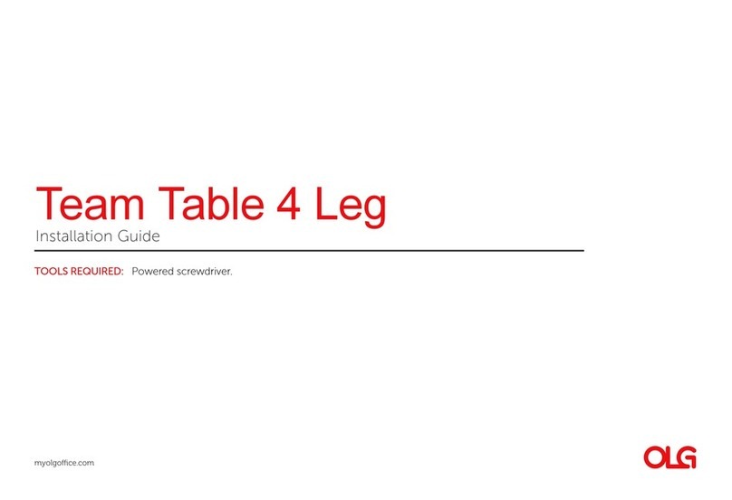 OLG Team Table 4 Leg User manual