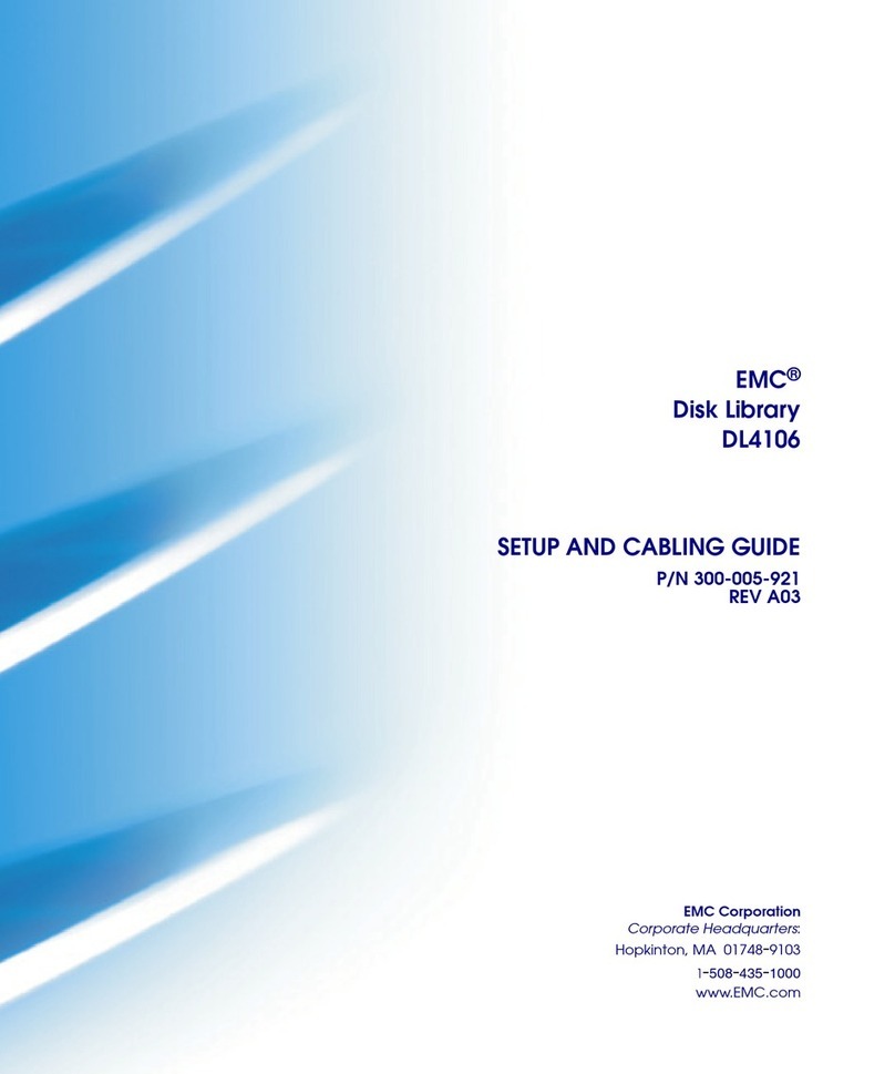 EMC Disk Library DL4106 User manual