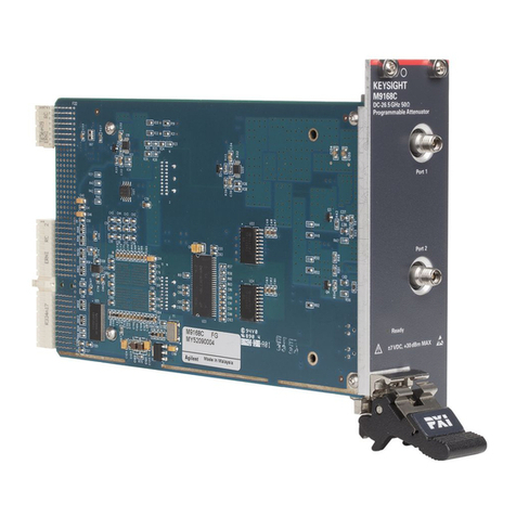 Keysight Technologies M9168C User manual