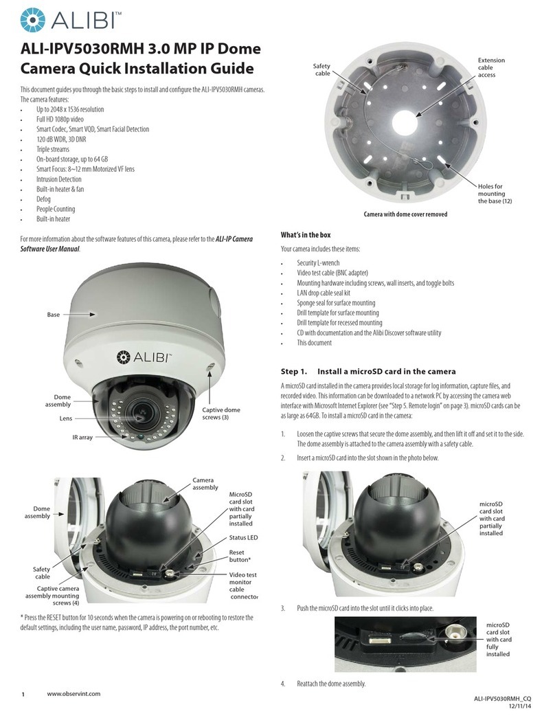 ALIBI ALI-IPV5030RMH User manual