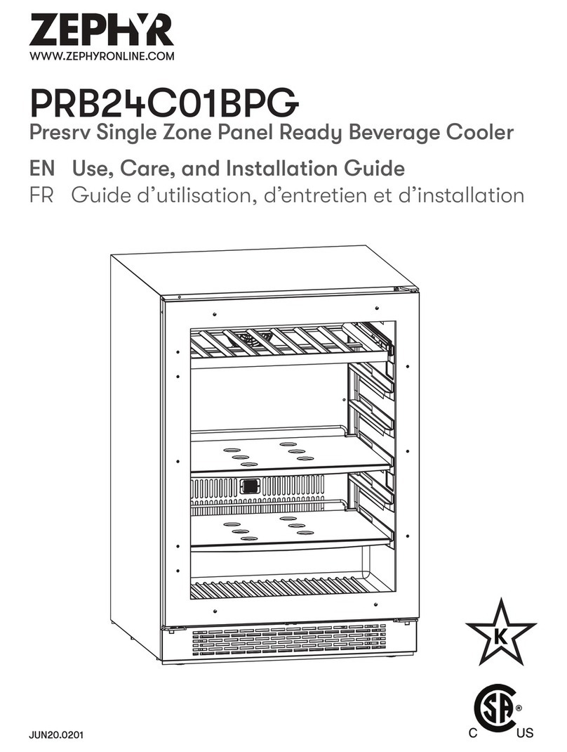 Zephyr PRB24C01BPG Installation guide