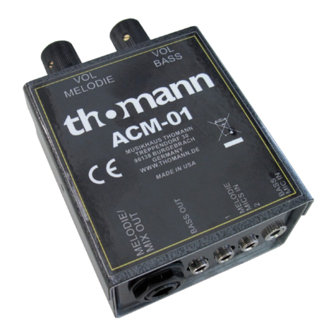 thomann ACM-01 quick start guide