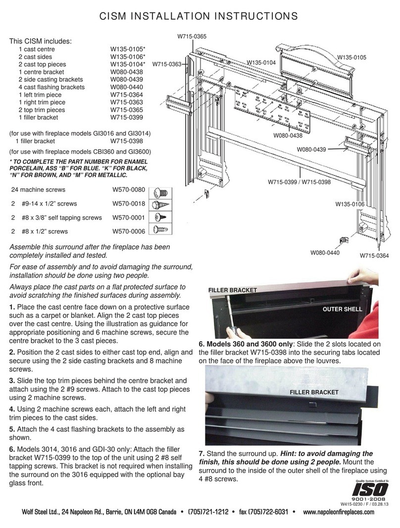 Napoleon CISM User manual
