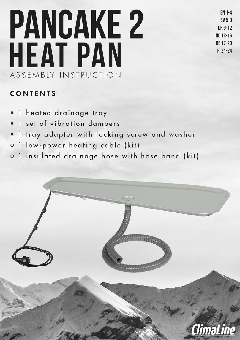 ClimaLine PANCAKE 2 Assembly instructions
