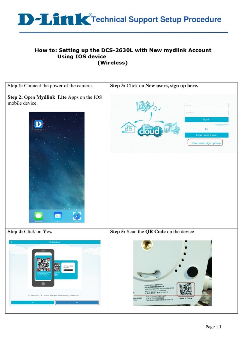 D-Link DCS-2630L User instructions