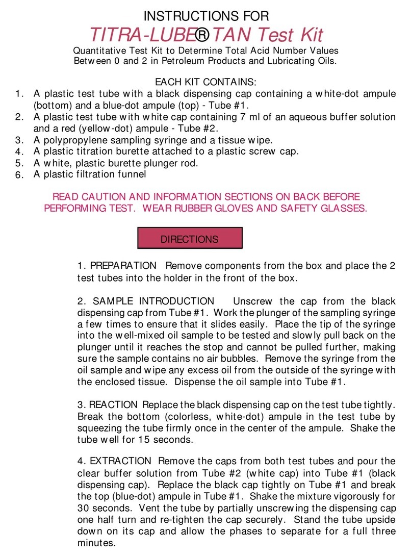 Dexsil TITRA-LUBE TAN instructions