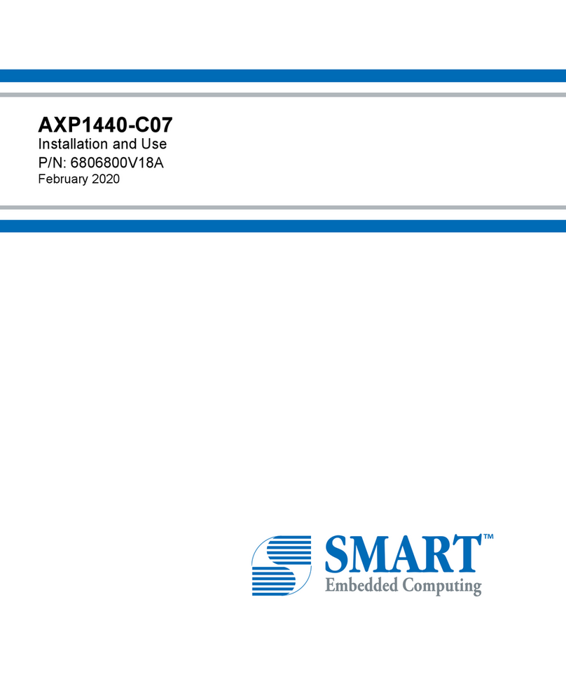 SMART Embedded Computing AXP1440-C07 Installation and use