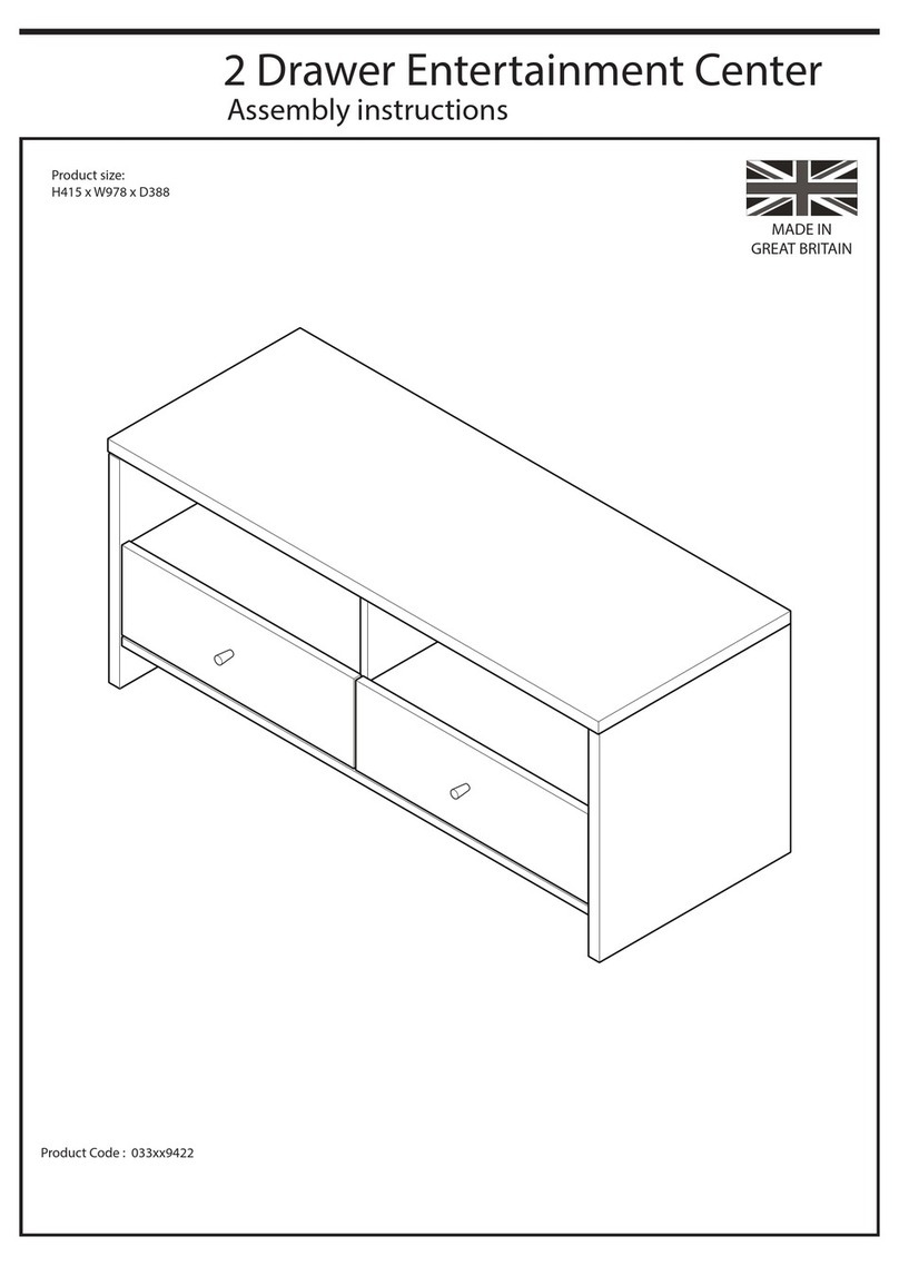 J D Williams 2 Drawer Entertainment Center User manual J D Williams 2 Drawer Entertainment Center User manual