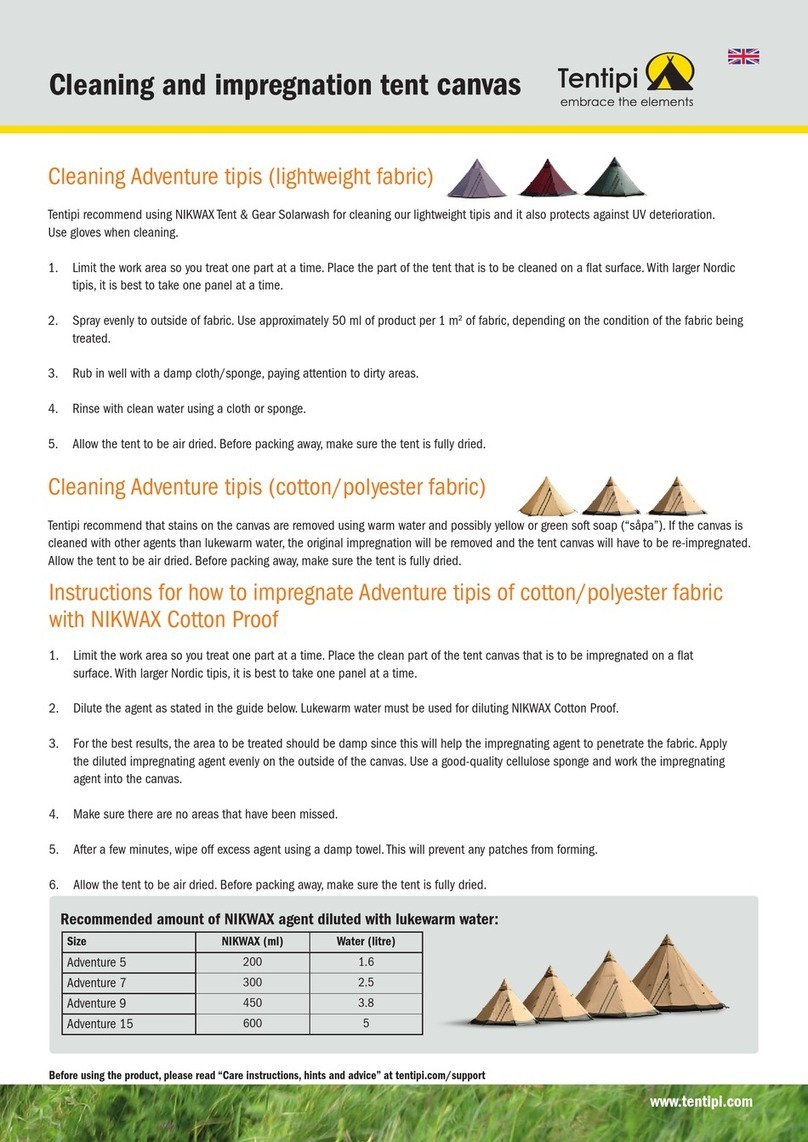 Tentipi Adventure 5 User manual