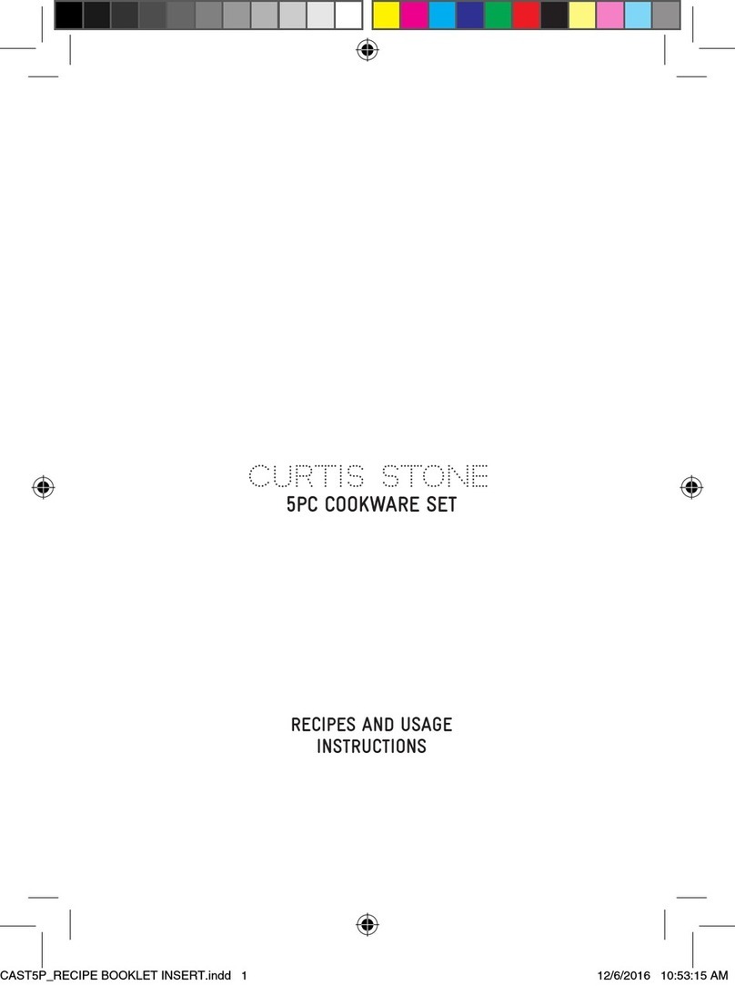 Curtis Stone 522936 RECIPES AND USAGE INSTRUCTIONS