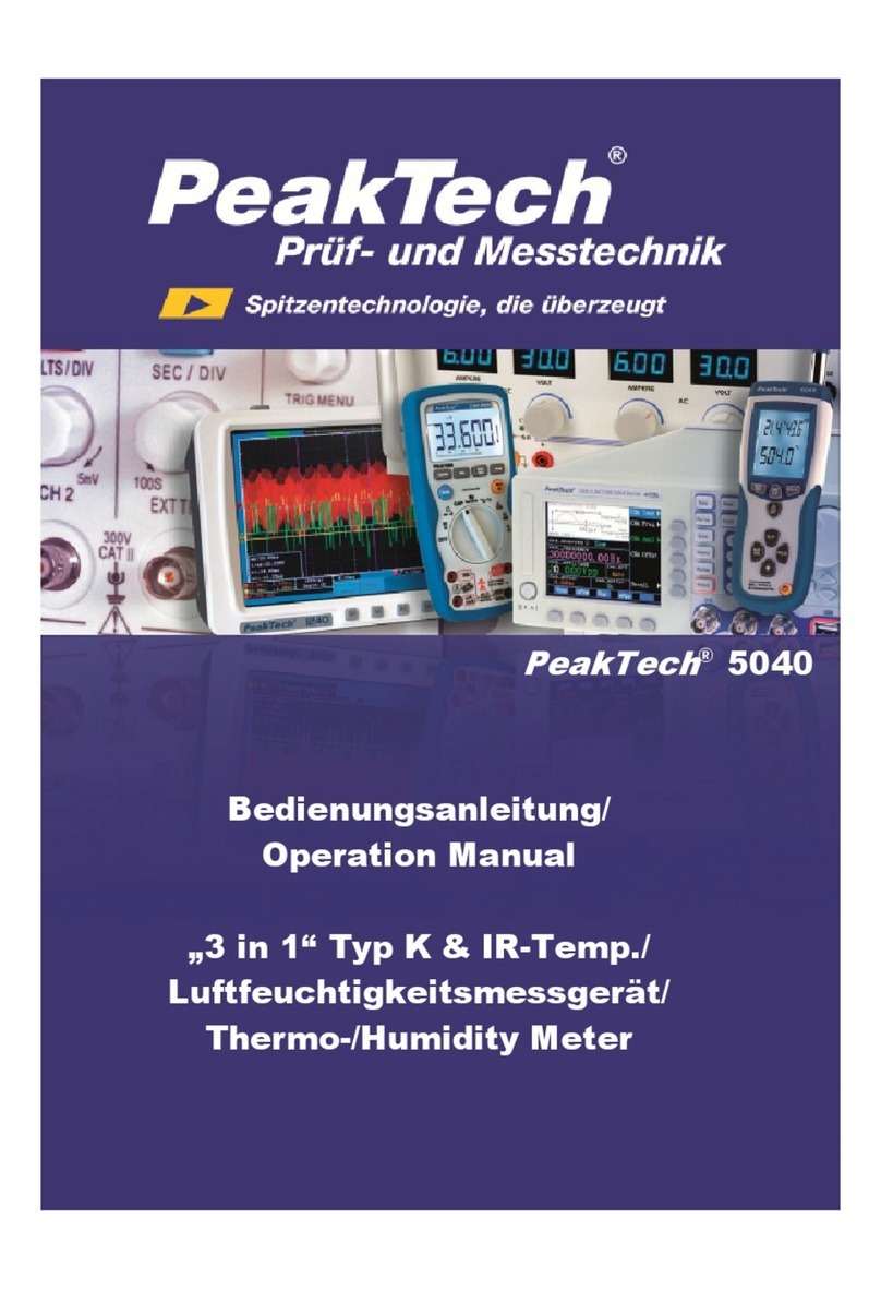 PeakTech 5040 User manual PeakTech 5040 User manual