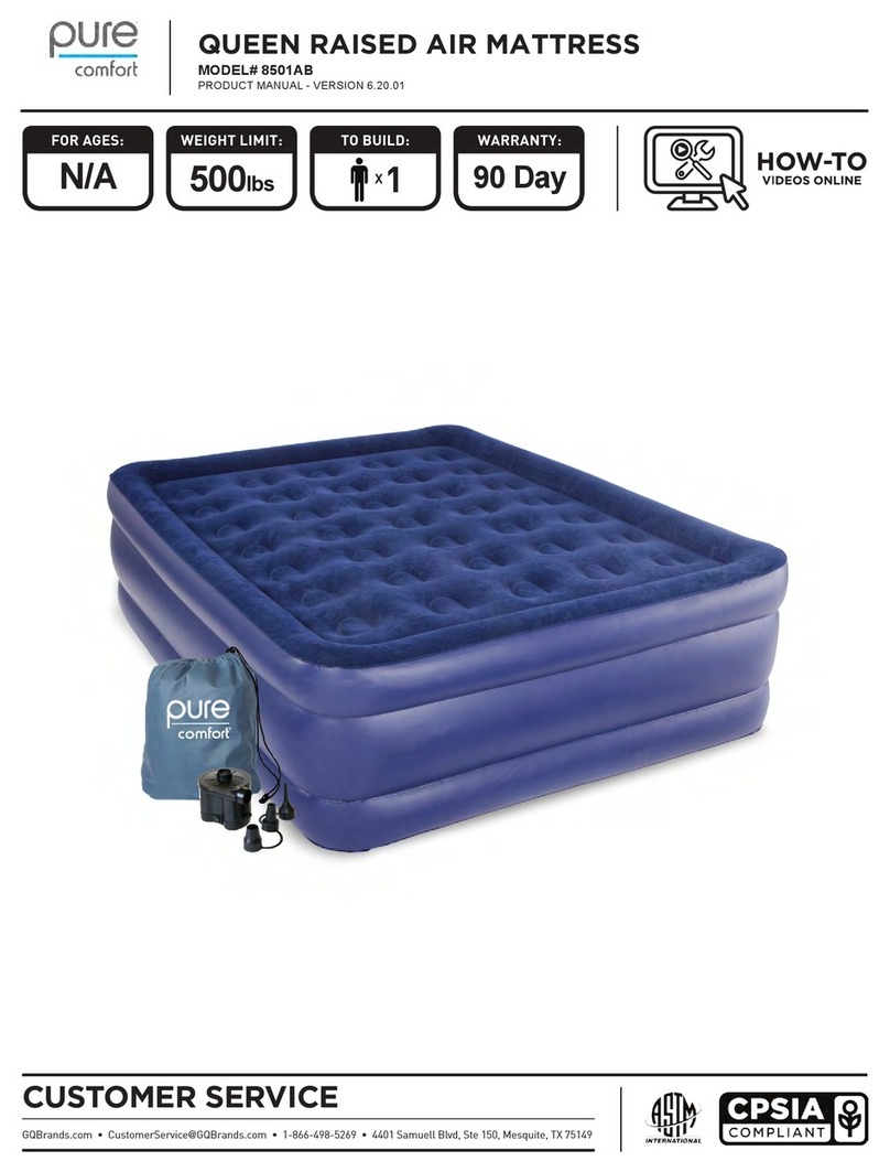 Pure Fun Pure Comfort 8501AB product manual