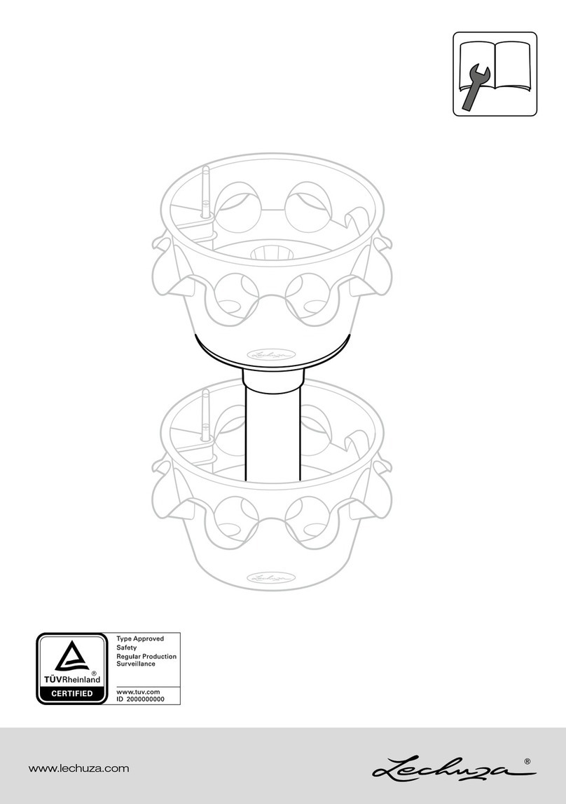 Lechuza CASCADA installation instructions