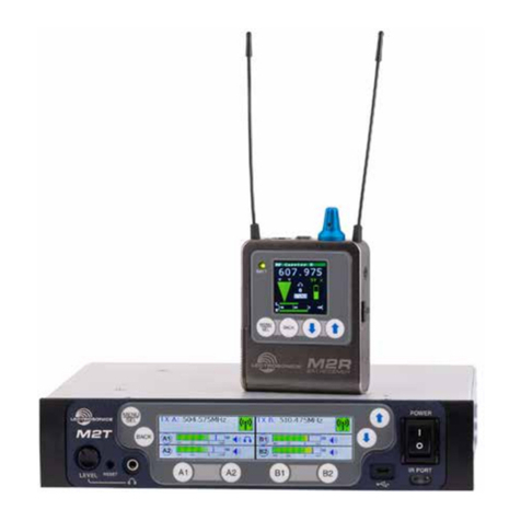 Lectrosonics duet M2R-X User manual