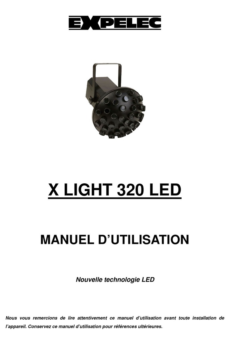 ExPelec X LIGHT 320 LED user manual