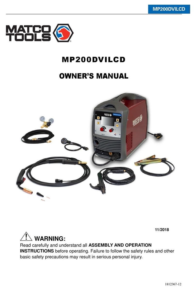 Matco Tools MP200DVILCD owner's manual Matco Tools MP200DVILCD owner's manual
