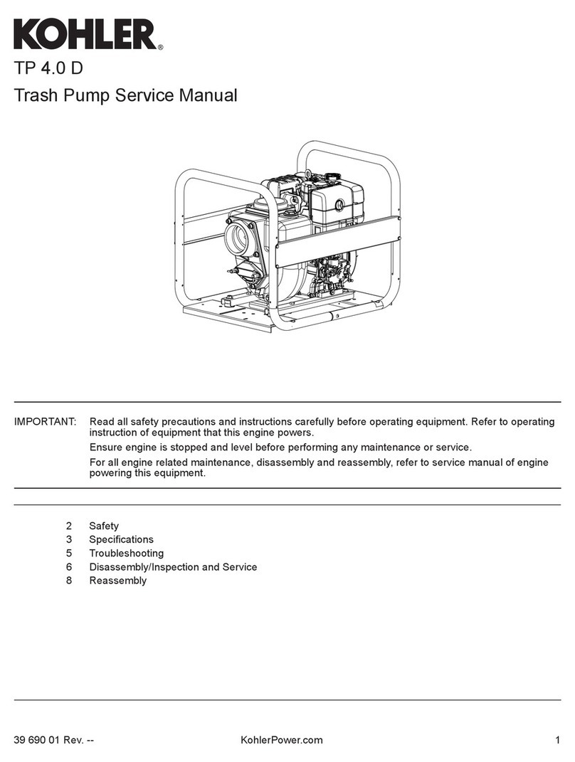 Kohler TP 4.0 D User manual