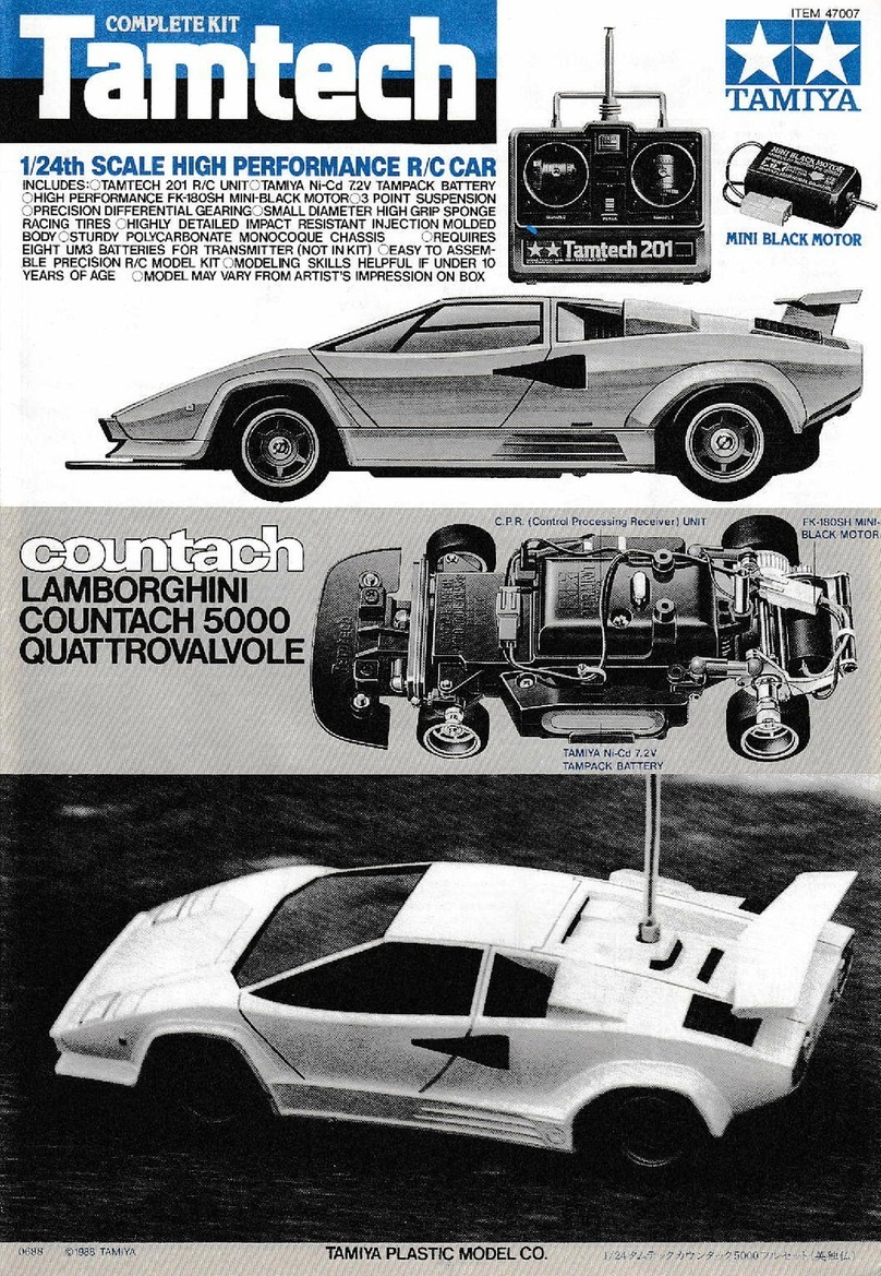 Tamiya Tamtech Lamborghini Countach 5000... User manual
