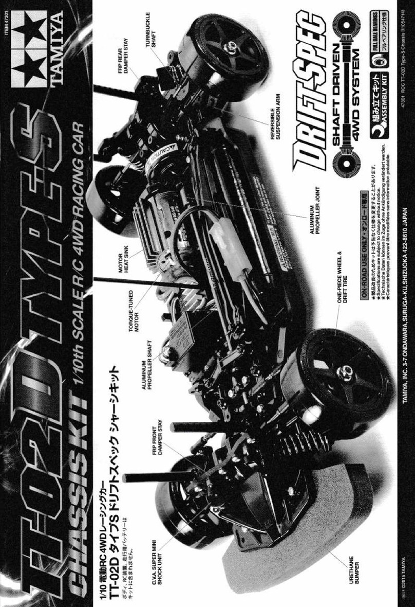Tamiya driftspec TT-02D User manual Tamiya driftspec TT-02D User manual