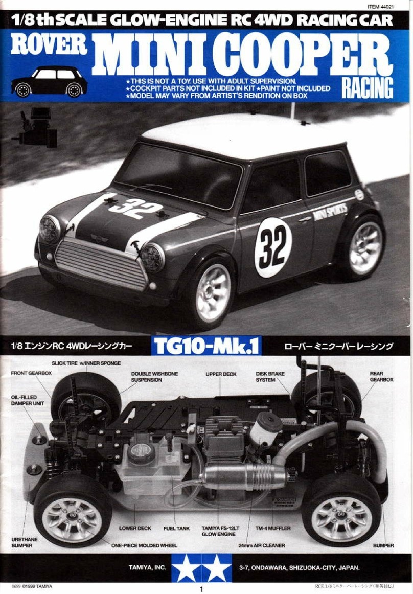Tamiya Rover Mini Cooper Racing TG10-Mk.1 User manual
