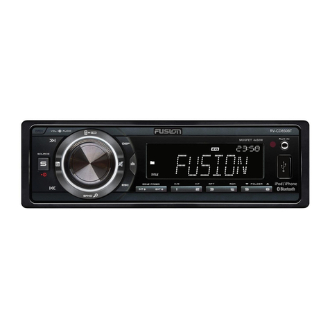 Fusion RV-CD850BT User manual Fusion RV-CD850BT User manual