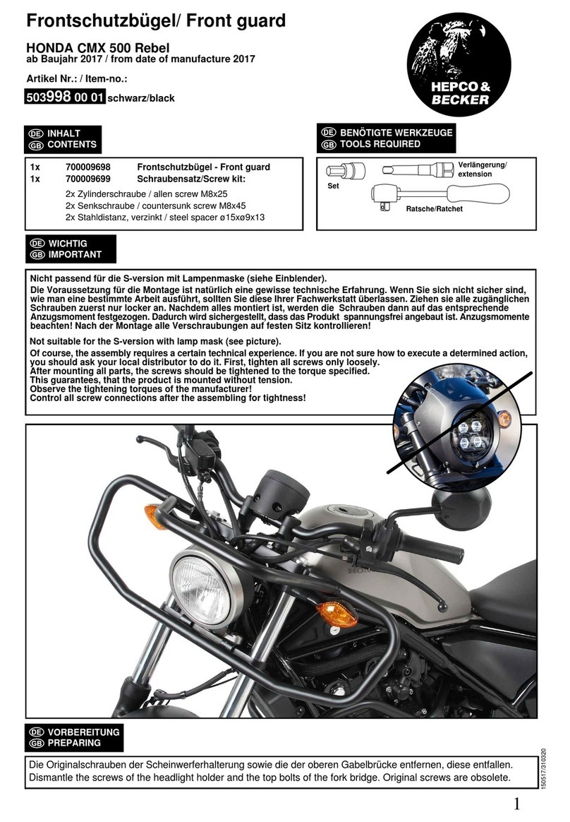 hepco & becker 503998 00 01 User manual
