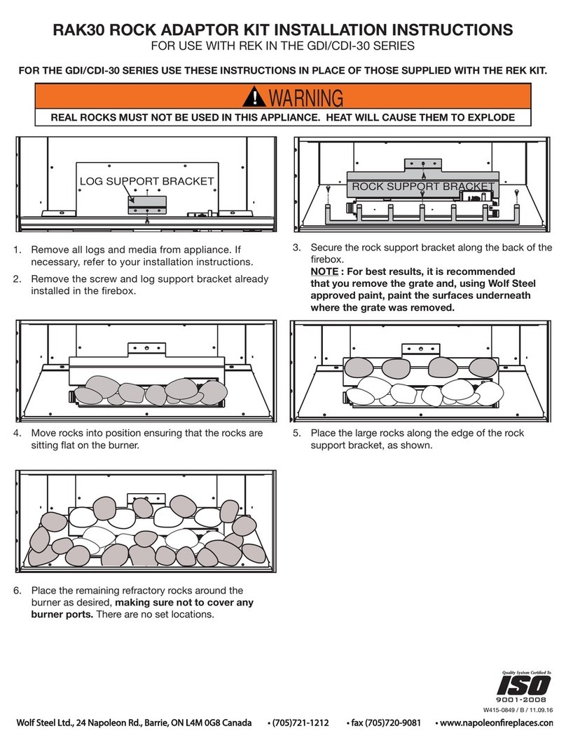Napoleon RAK30 User manual Napoleon RAK30 User manual